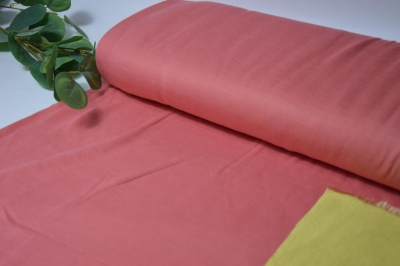 Viskosestrick "Ida" doubleface pink/gelb